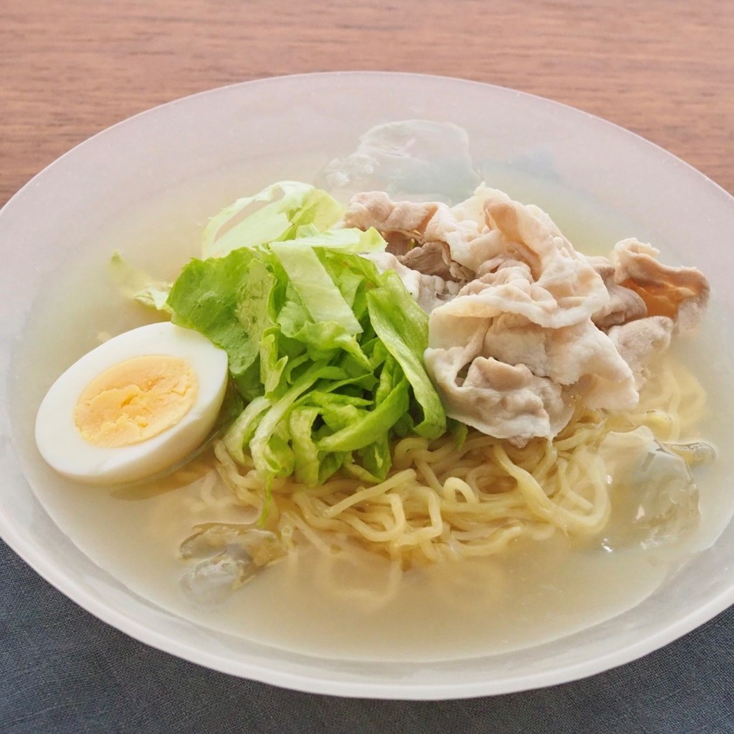 <center>冷しゃぶの</center><center>ひんやりラーメン</center>